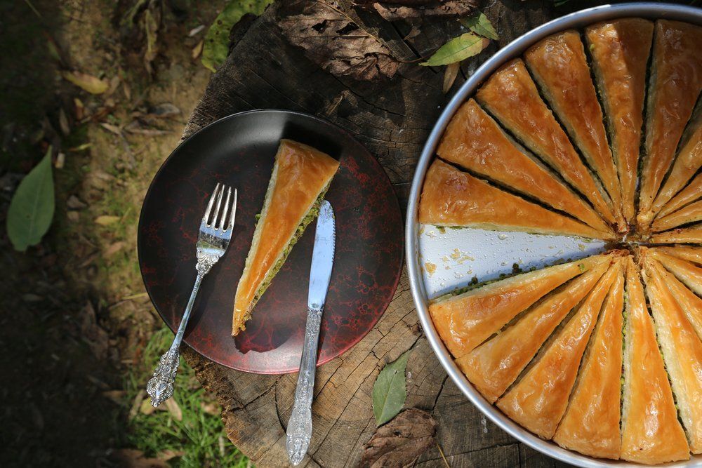 Sós pisztáciás pite recept, a hidegebb tavaszi napokra