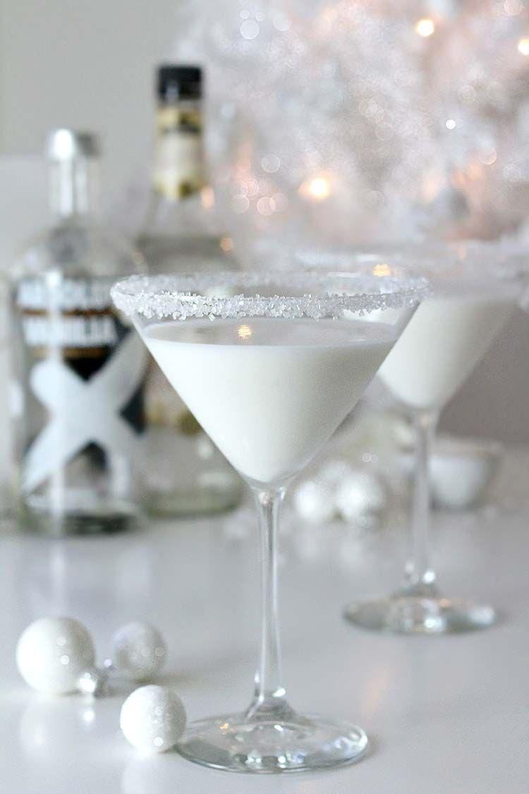 Eljött a karácsonyi koktélozás ideje: hópehely Martini