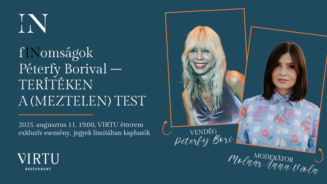 Eszköz vagy tulajdon a művész teste? Péterfy Borival folytatódik IN.hu és a VIRTU beszélgetéssorozata