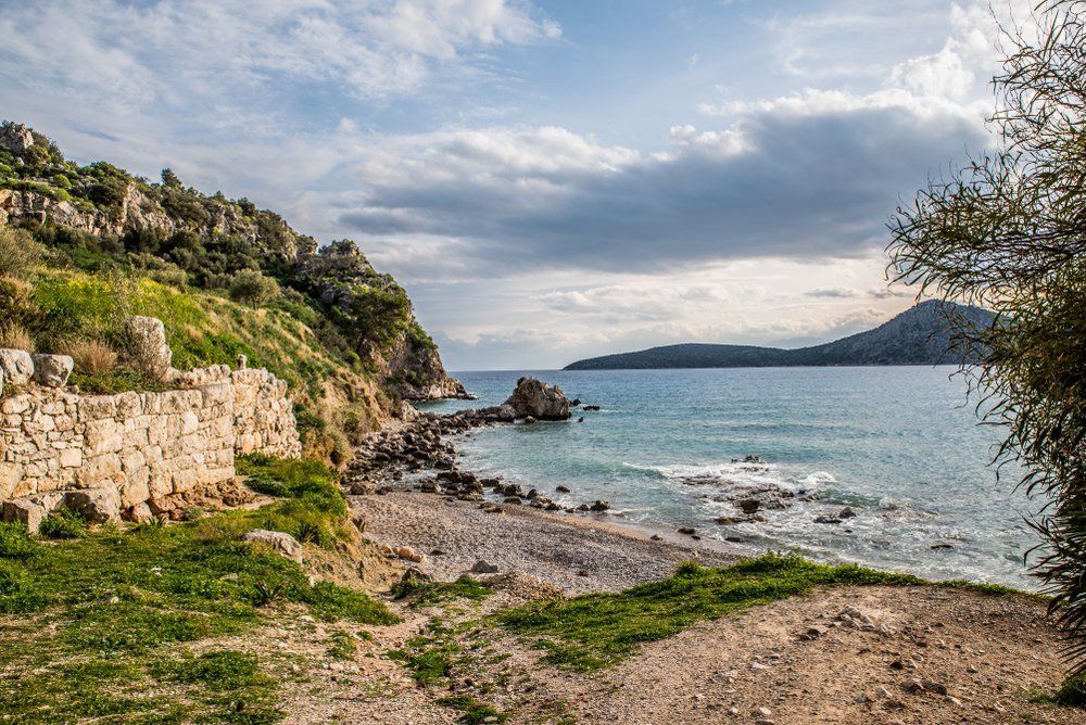 Egy 2000 éves elsüllyedt kikötő maradványaira bukkantak az ókori görög városban