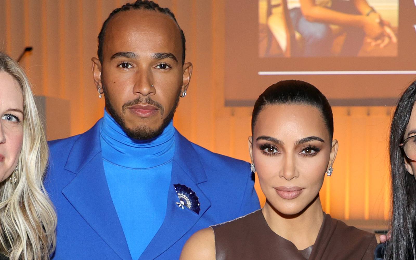 Kim Kardashian és Lewis Hamilton a Super Bowlon vállalták fel kapcsolatukat először